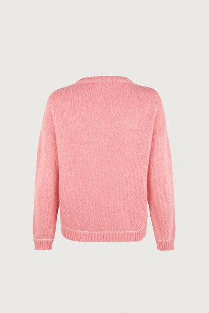 Pink Cozy Sweater Sweaters Amlul 