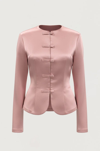 PINK SILK JACKET | PRE-ORDER Jackets Amlul 