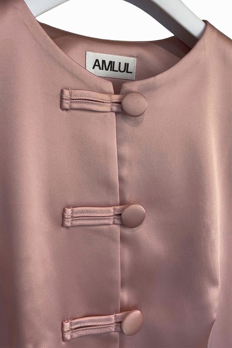 PINK SILK JACKET | PRE-ORDER Jackets Amlul 