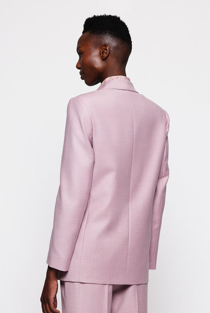 Pink wool sartorial jacket Jackets Mirto 