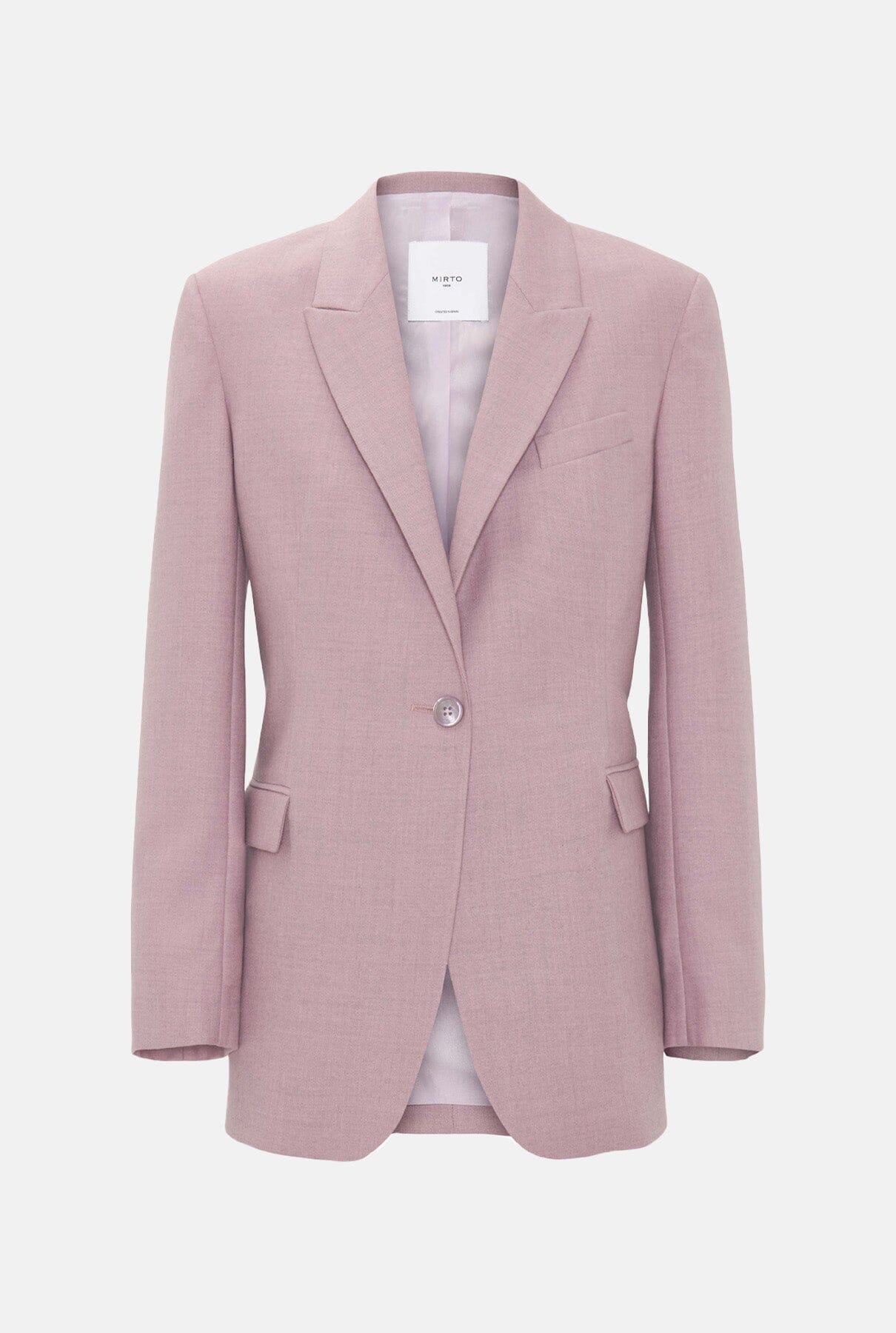 Pink wool sartorial jacket Jackets Mirto 