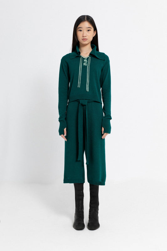 Pirate Pants Green Trousers Carlota Cahis 