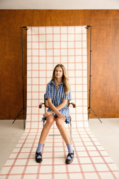 Plaid Blue Dress Vestido Maràvic 