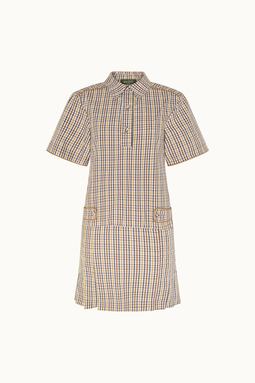 Plaid Dress Vestido Maràvic 