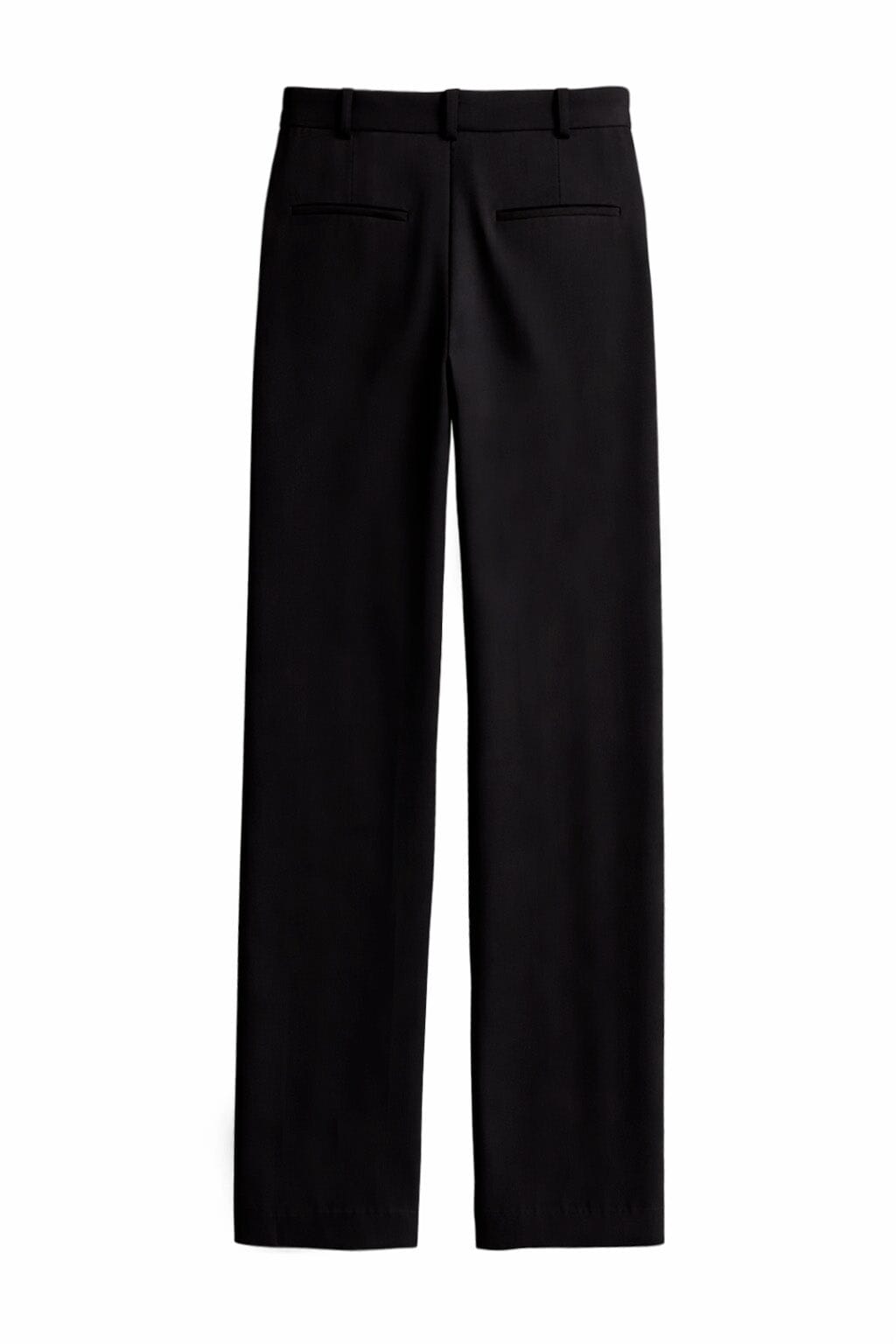 Pleated Black Tailored Trousers Trousers PALOMO SPAIN 