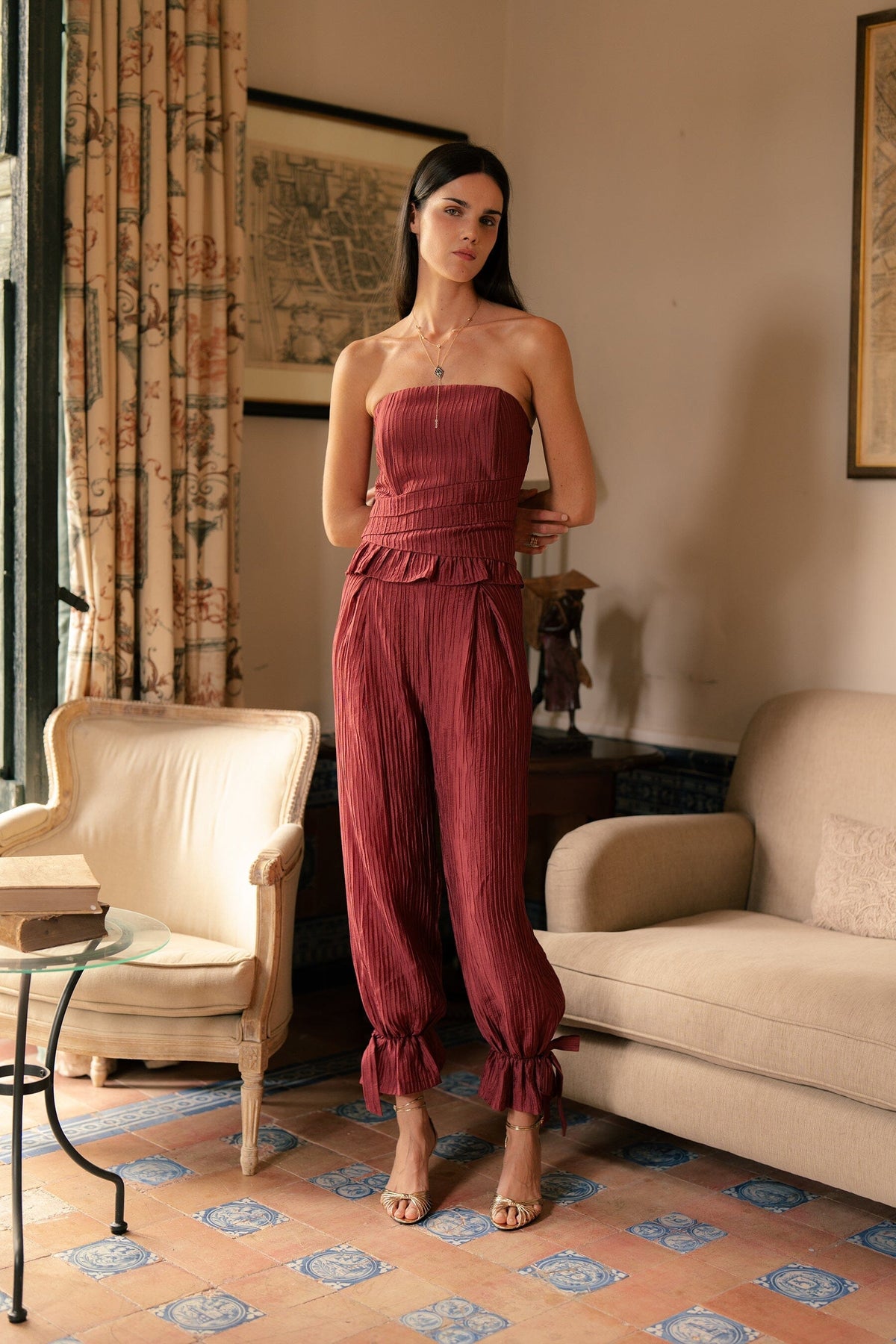 Pleated Harem Trousers Trousers Vano Studio 