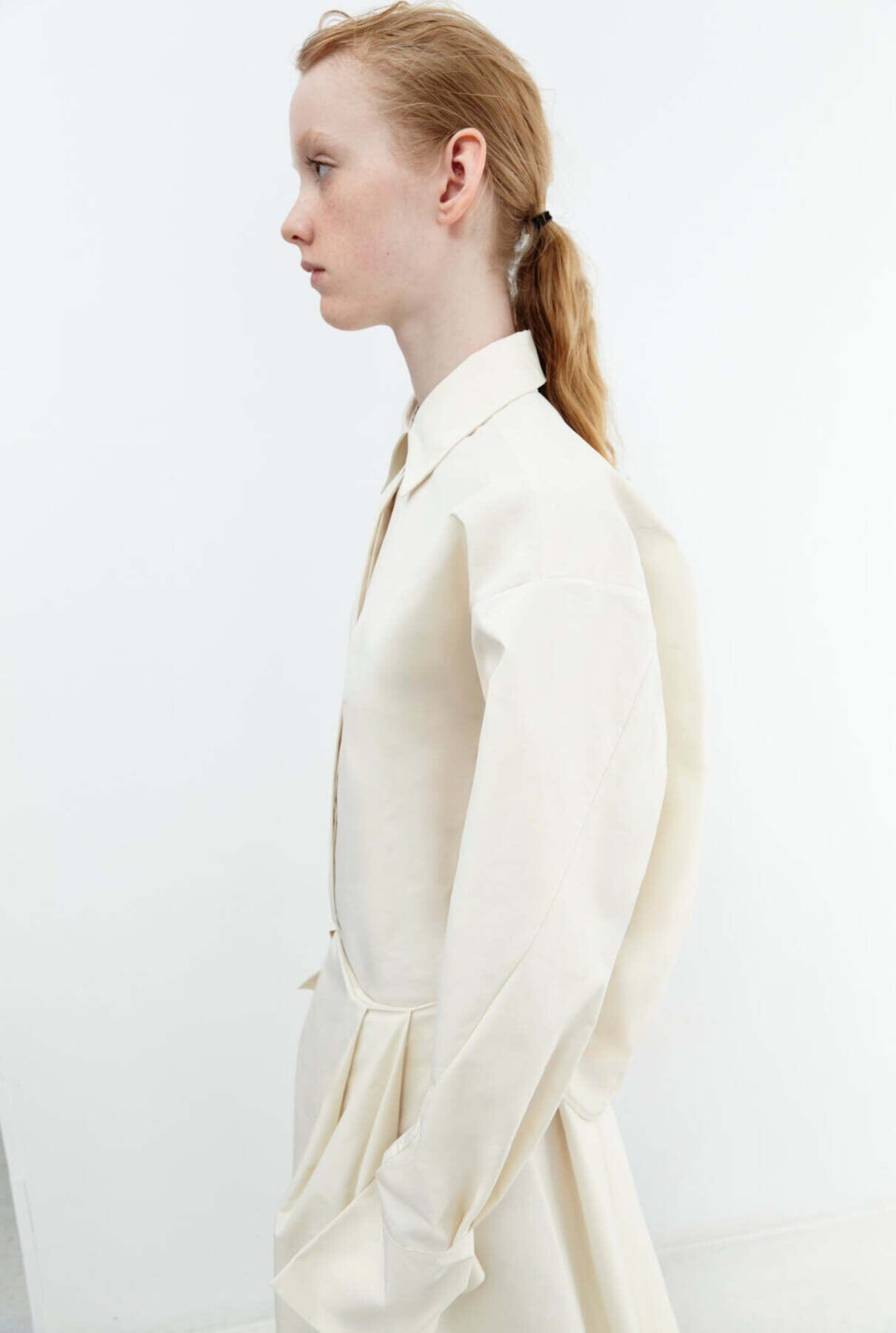 Plot pleated tech skirt Juan Vidal 