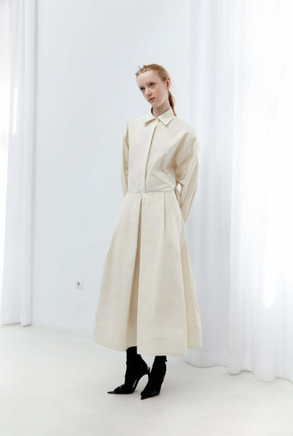 Plot pleated tech skirt Juan Vidal 