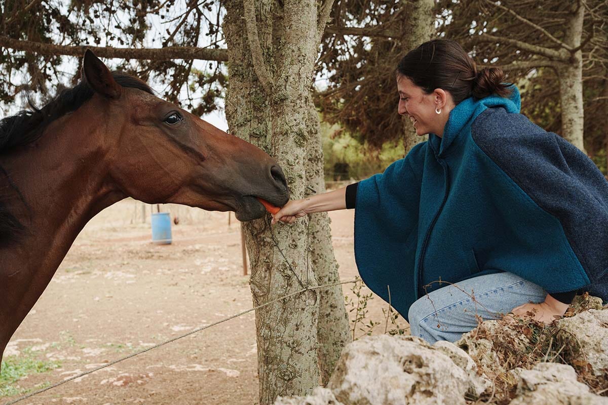 PONCHO MUR BLUISH Capes & shawls MUR Swimwear 