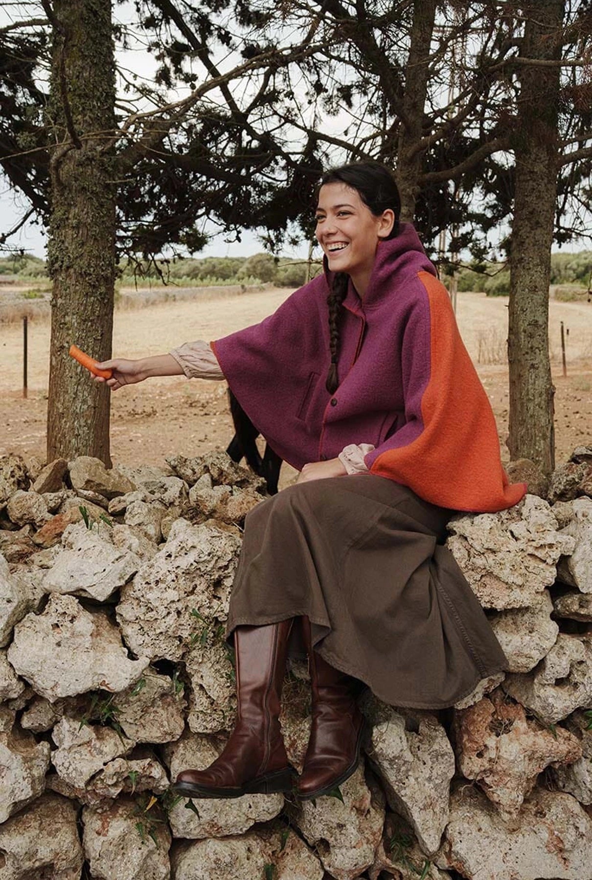 PONCHO MUR BUGANVILLA Capes & shawls MUR Swimwear 