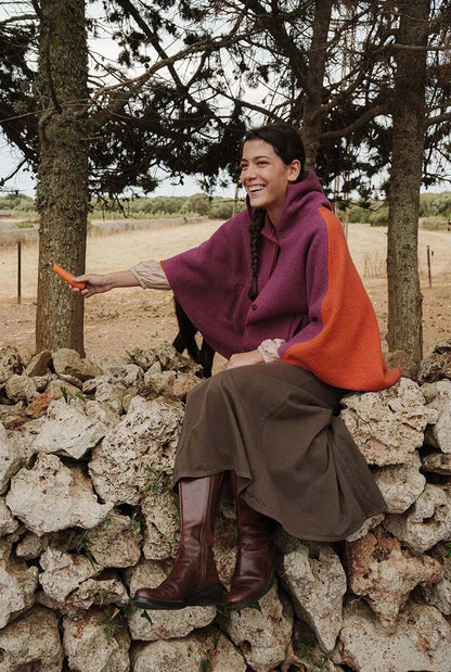 PONCHO MUR BUGANVILLA Capes & shawls MUR Swimwear 