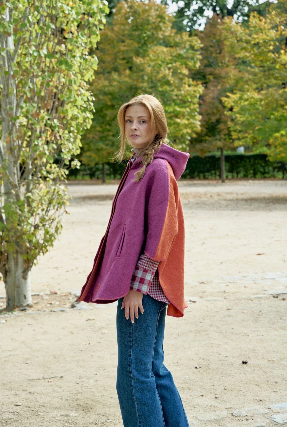 PONCHO MUR BUGANVILLA Capes & shawls MUR Swimwear 