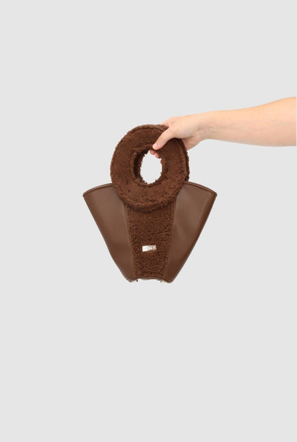 Poppy Teddy Bag Brown Crossbody bags Zahati 