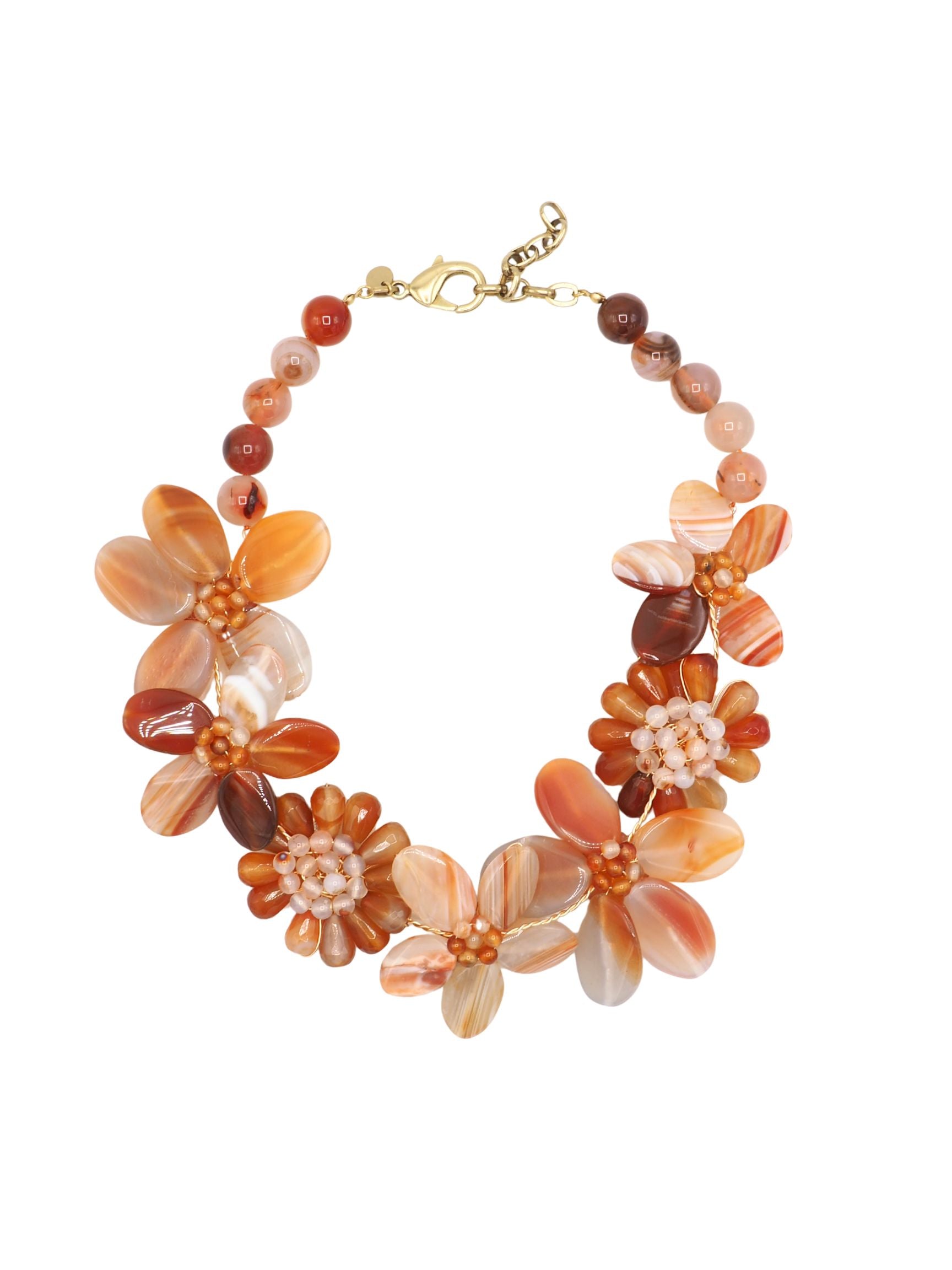 PRADO AL SOL NECKLACE - ORANGE Necklaces Sita Nevado 