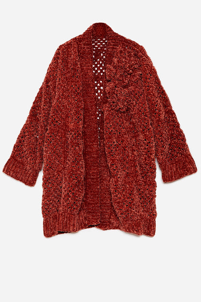 PRE ORDER | Secuoya Terracotta Cardigan Sweaters SOY FASCINANTE 