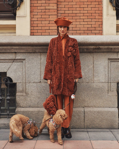 PRE ORDER | Secuoya Terracotta Cardigan Sweaters SOY FASCINANTE 