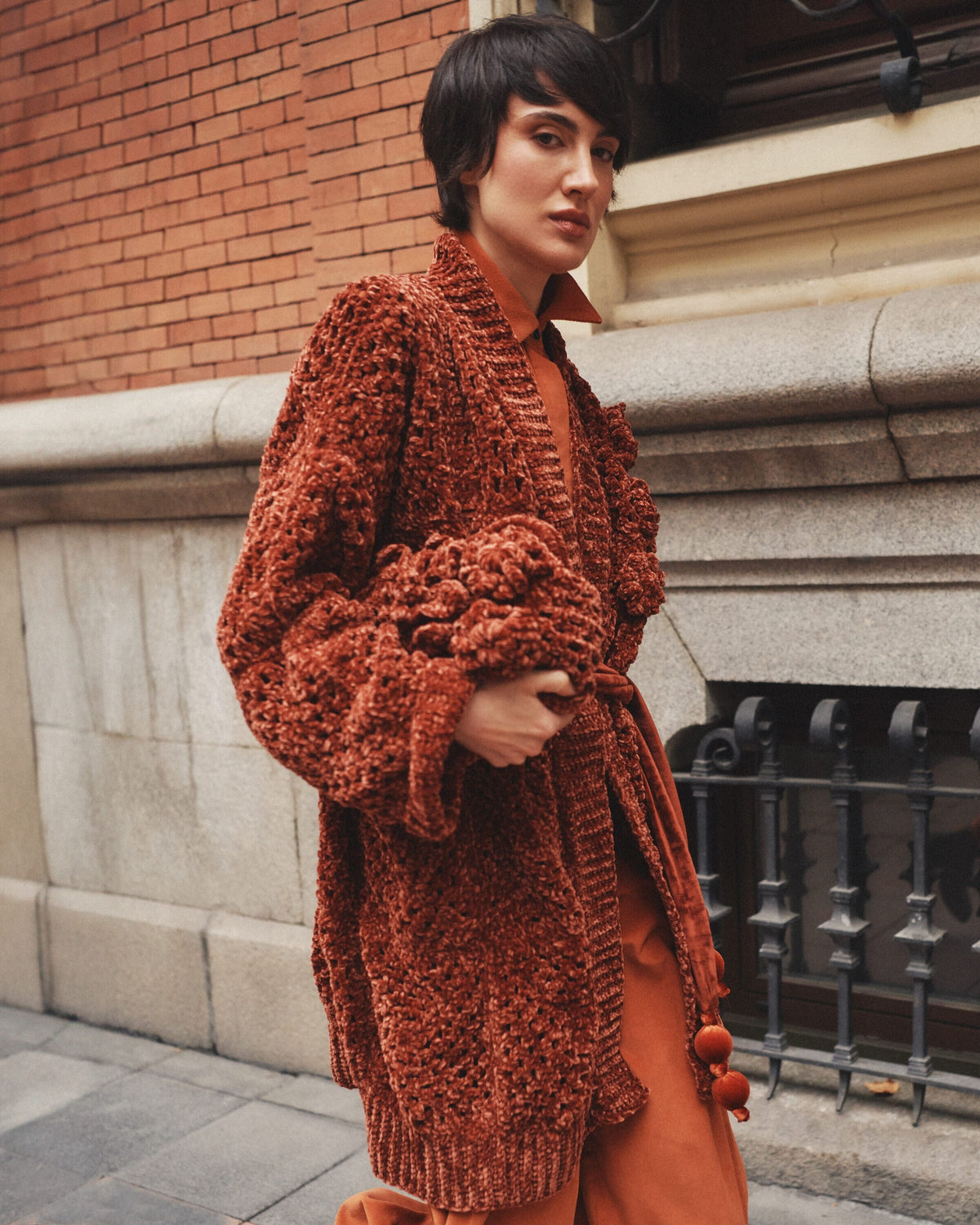 PRE ORDER | Secuoya Terracotta Cardigan Sweaters SOY FASCINANTE 
