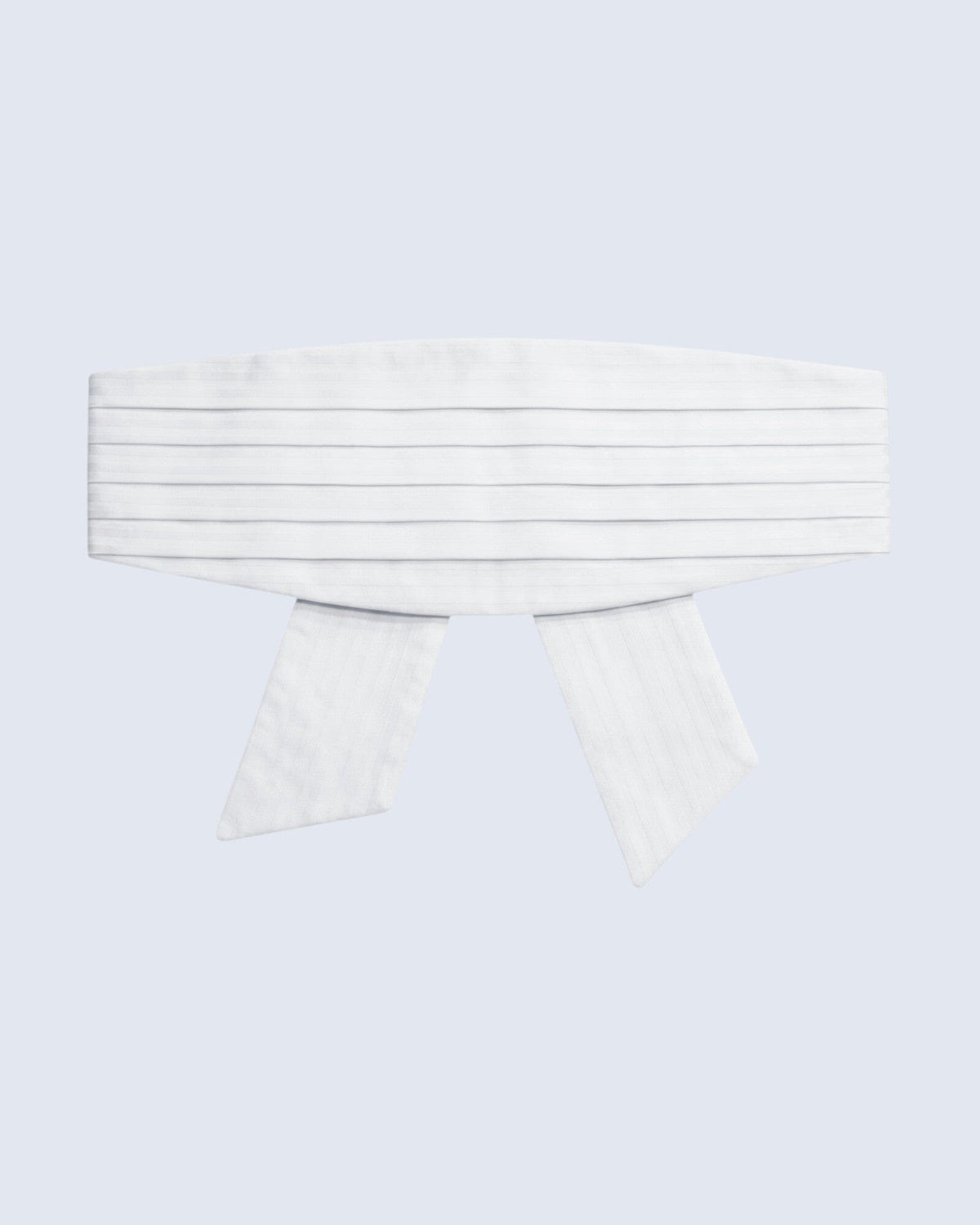 PRE ORDER | White Stripes Cummerbund Belts PALOMO SPAIN 