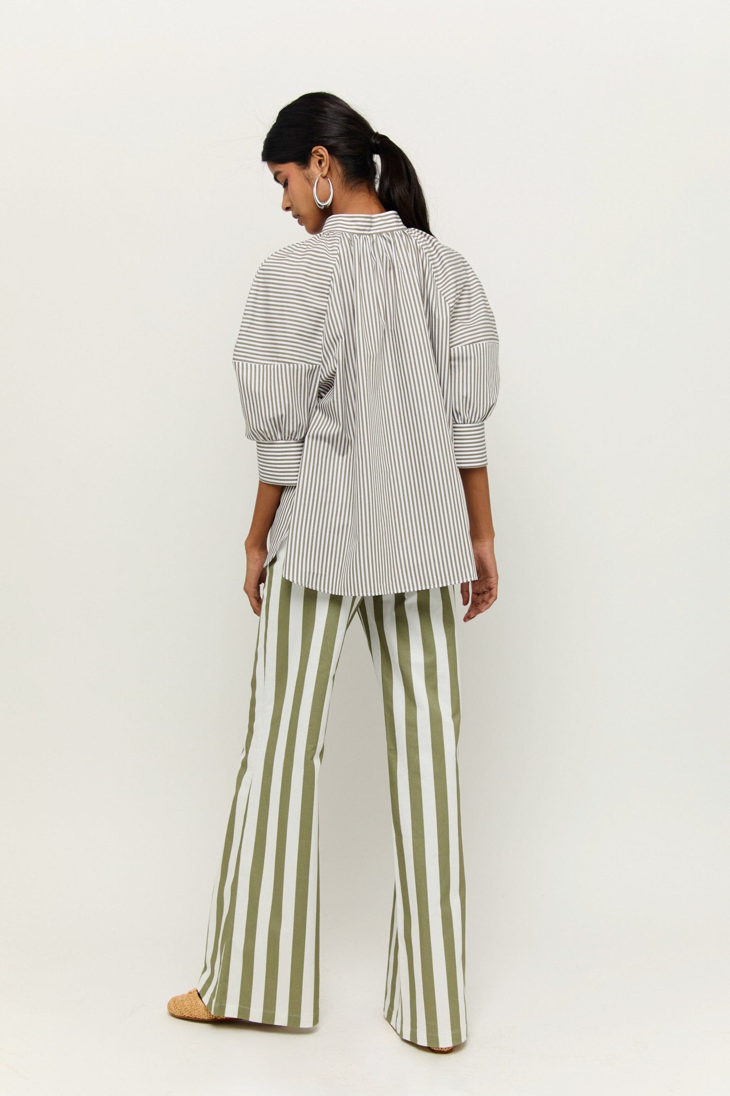 PRE VENTA - CAMISA MARA RAYAS KAKI Shirts & blouses Werit 