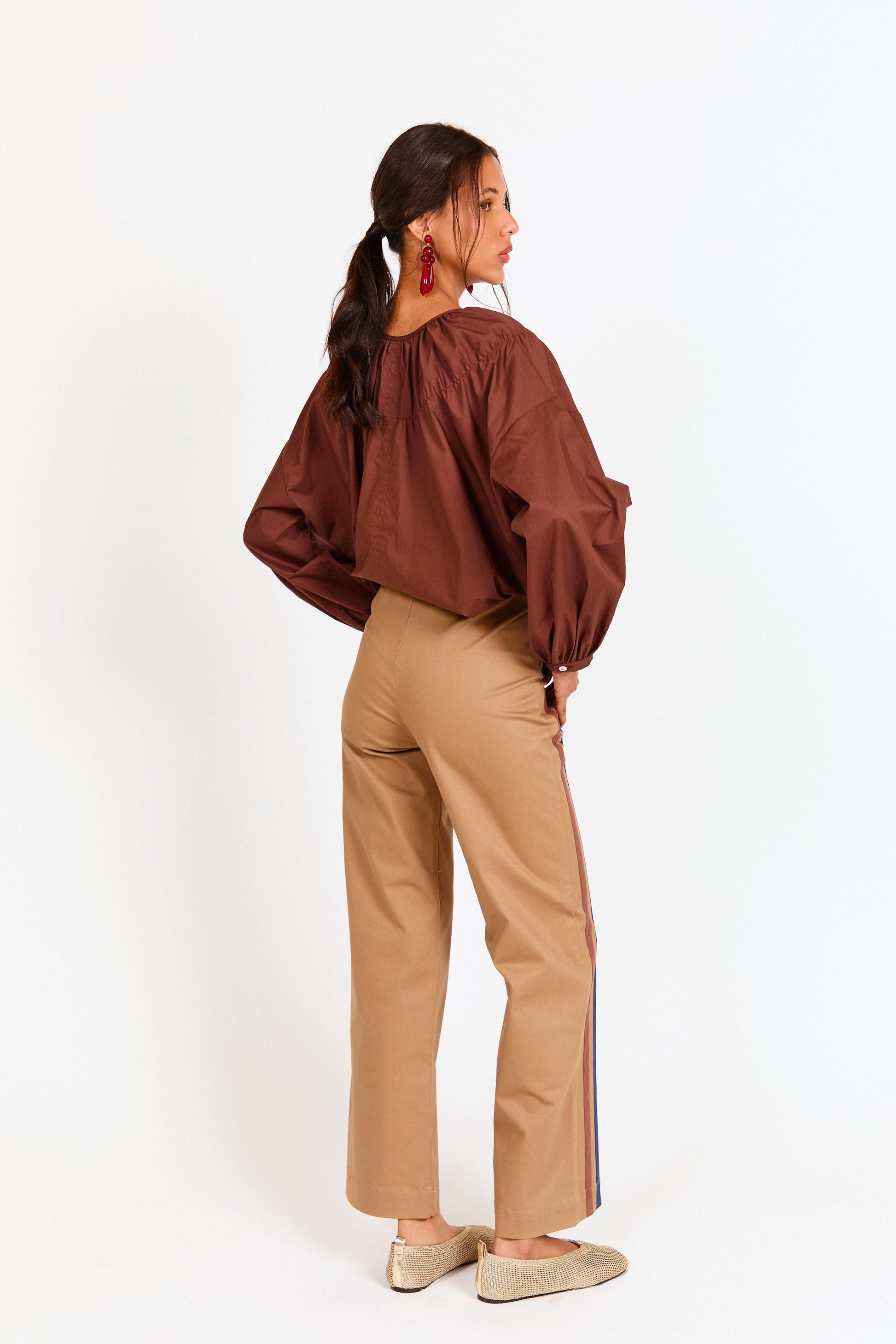 PRE VENTA - PANTALÓN BIBI CAMEL Trousers Werit 