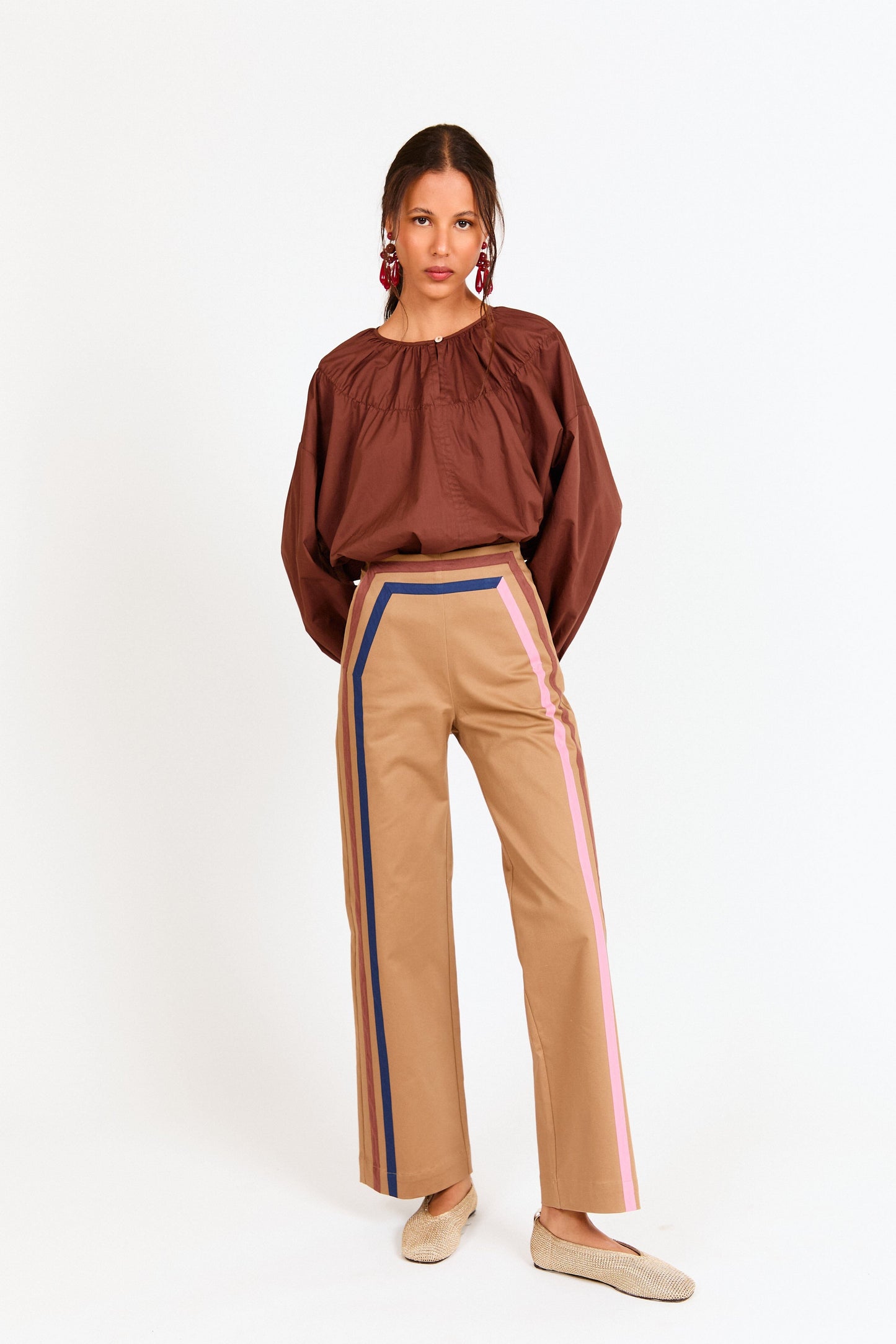 PRE VENTA - PANTALÓN BIBI CAMEL Trousers Werit 