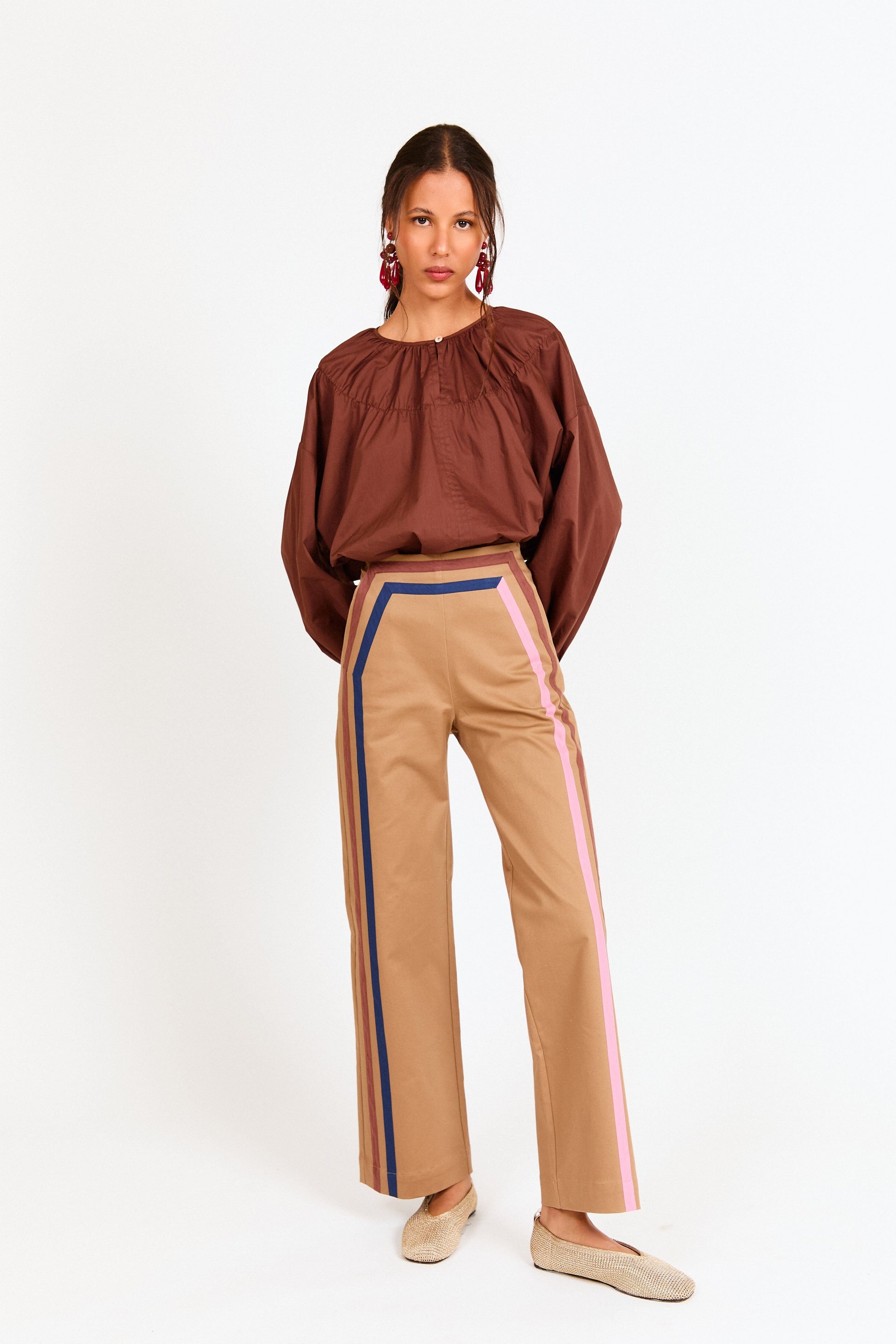 PRE VENTA - PANTALÓN BIBI CAMEL Trousers Werit 