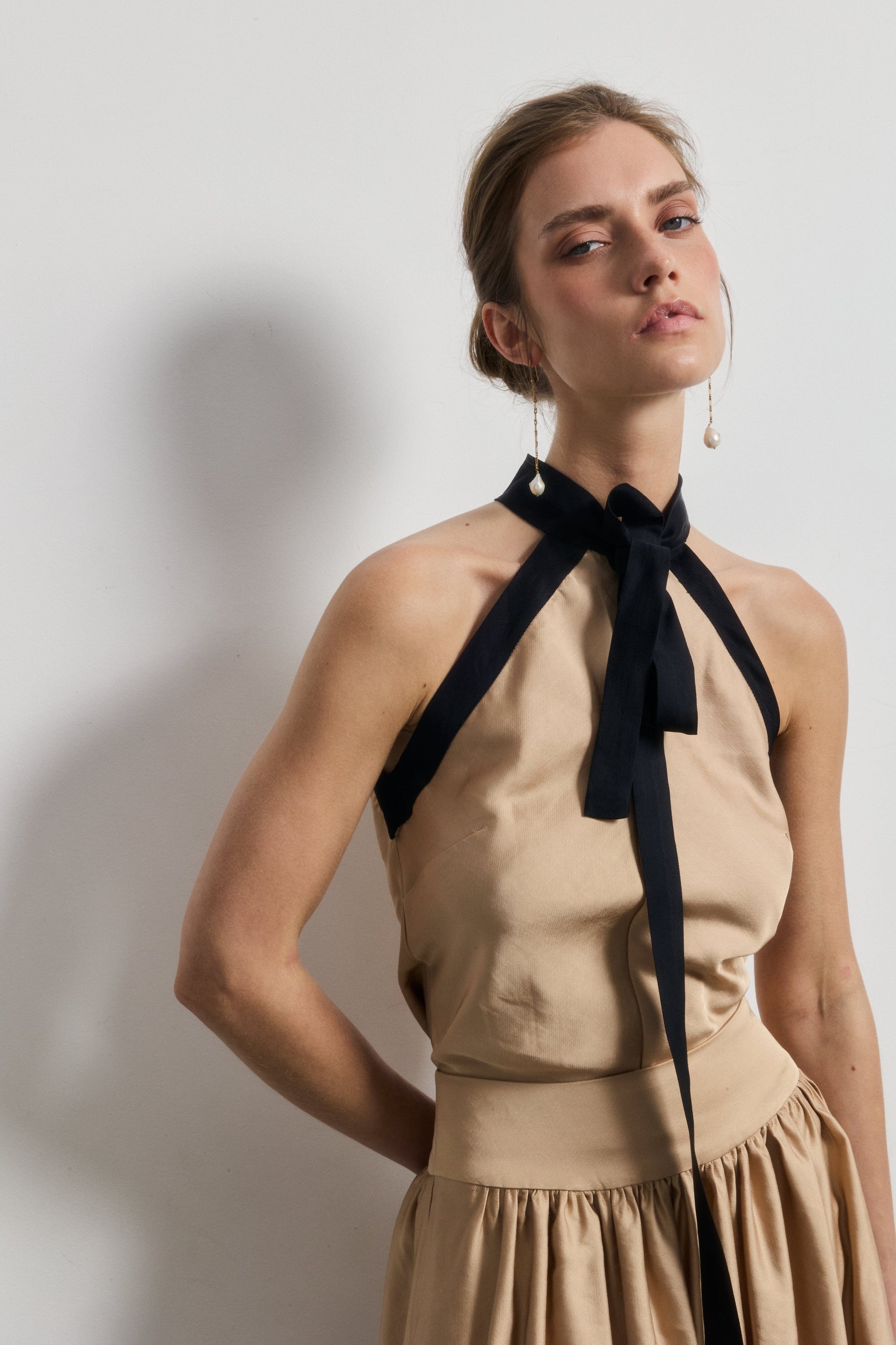 PREORDER Top Bianca bicolor - se enviará el 22 de abril Tops and Blouses Galcon Studio 