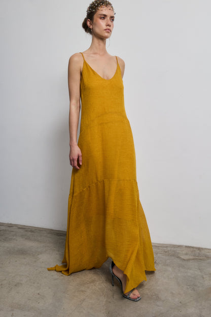 PREORDER Vestido Diana mostaza se enviará el 28 de abril Dresses Galcon Studio 