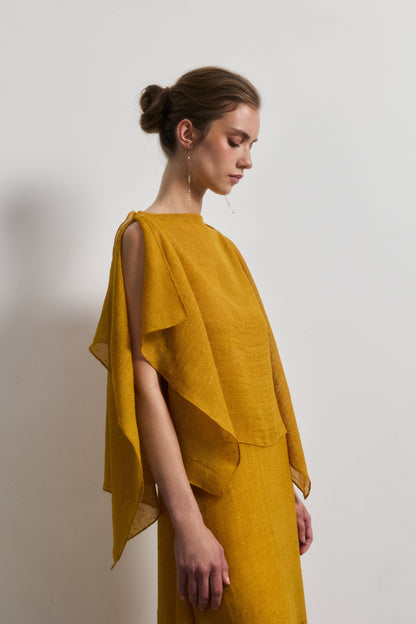 PREORDER Vestido Diana mostaza se enviará el 28 de abril Dresses Galcon Studio 