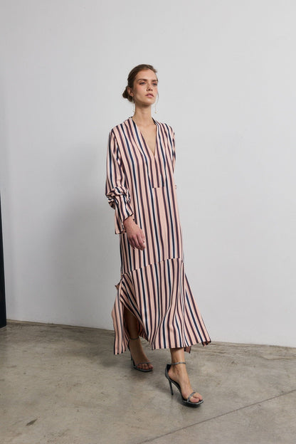 PREORDER Vestido Lea Rayas se enviará el 1 de mayo. Dresses Galcon Studio 