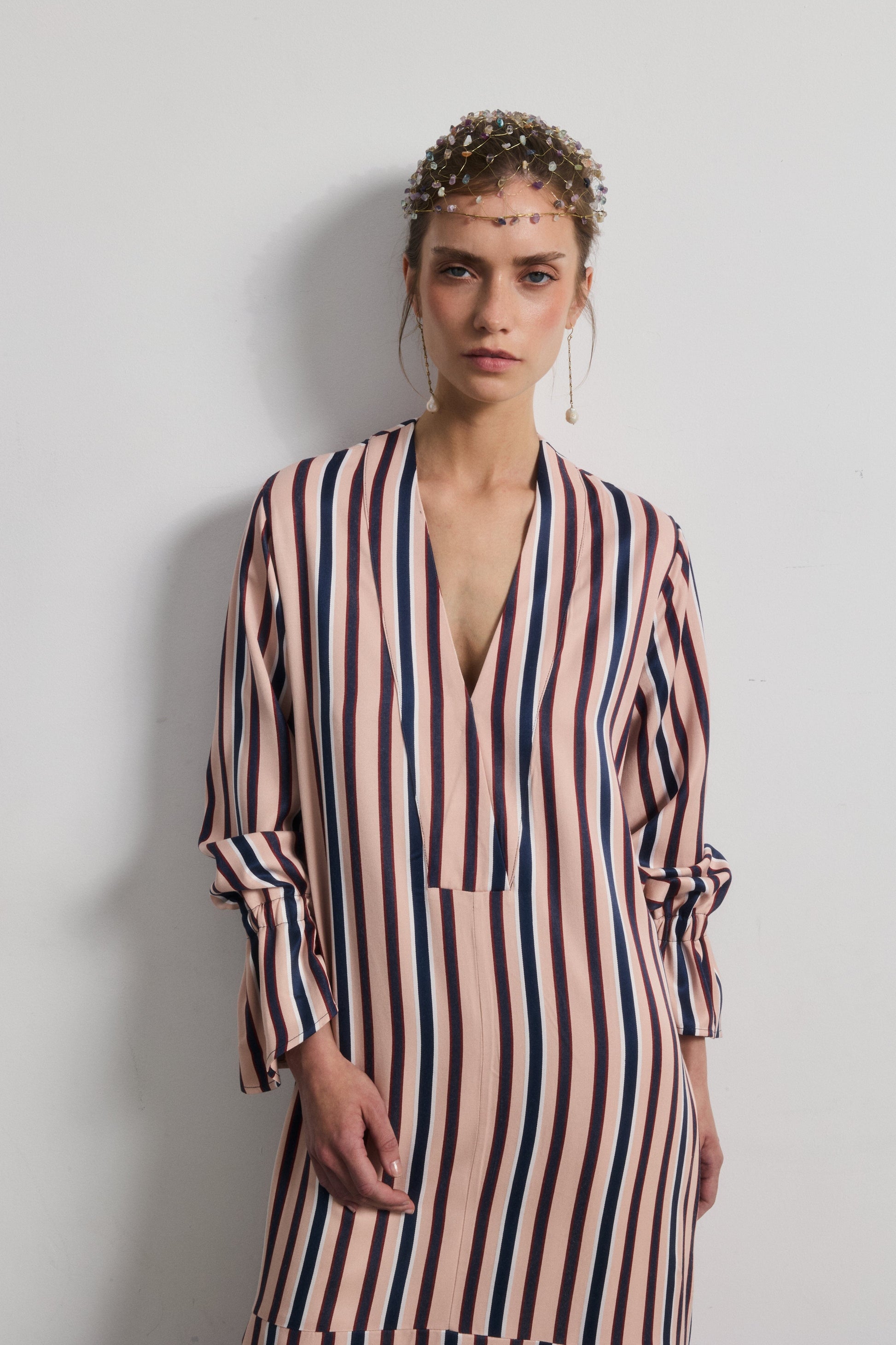 PREORDER Vestido Lea Rayas se enviará el 1 de mayo. Dresses Galcon Studio 