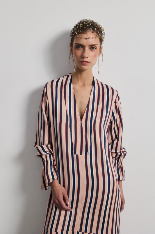 PREORDER Vestido Lea Rayas se enviará el 1 de mayo. Dresses Galcon Studio 