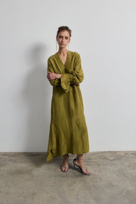 PREORDER Vestido Lea verde oliva - Se envía el 1 de mayo Dresses Galcon Studio 