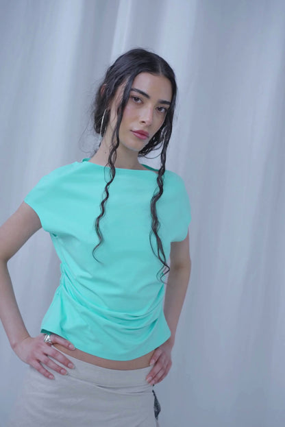 Camiseta "raíz" en algodón