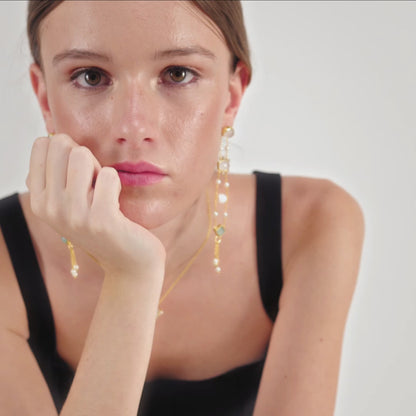 Pendientes Galatea Blancos