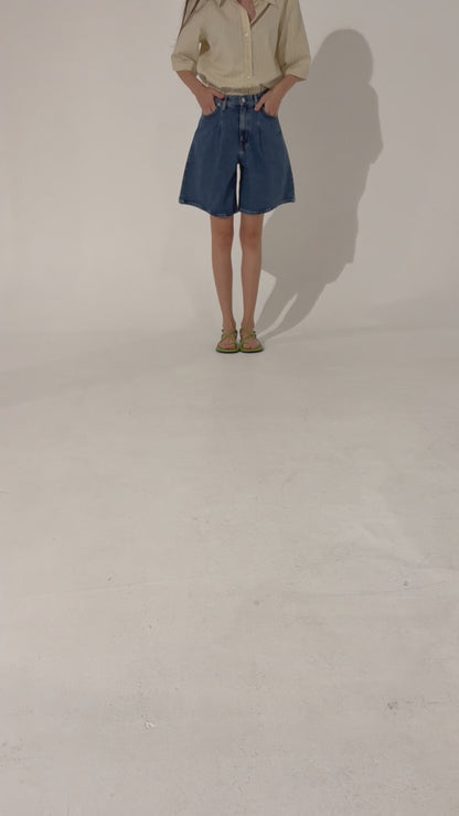 Alice Sandals in Green Leather