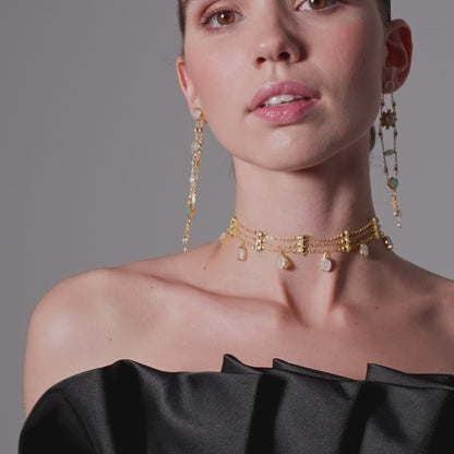 Pendientes Galatea Blancos