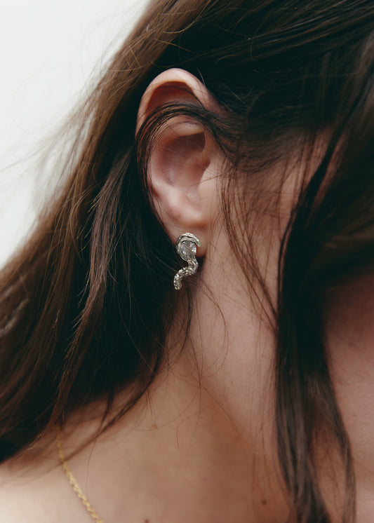 Puls Earrings Silver Earrings Albert Coll 