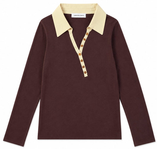 Puppet Shirt Chocolate Tops and Blouses Carlota Cahis 