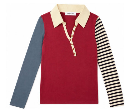 Puppet Shirt Red mix Tops and Blouses Carlota Cahis 