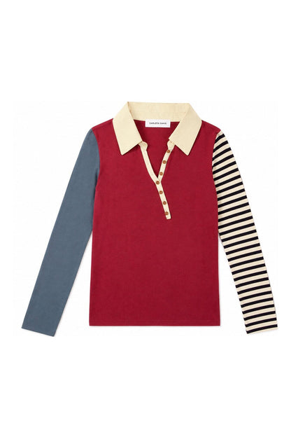 Puppet Shirt Red mix Tops and Blouses Carlota Cahis 