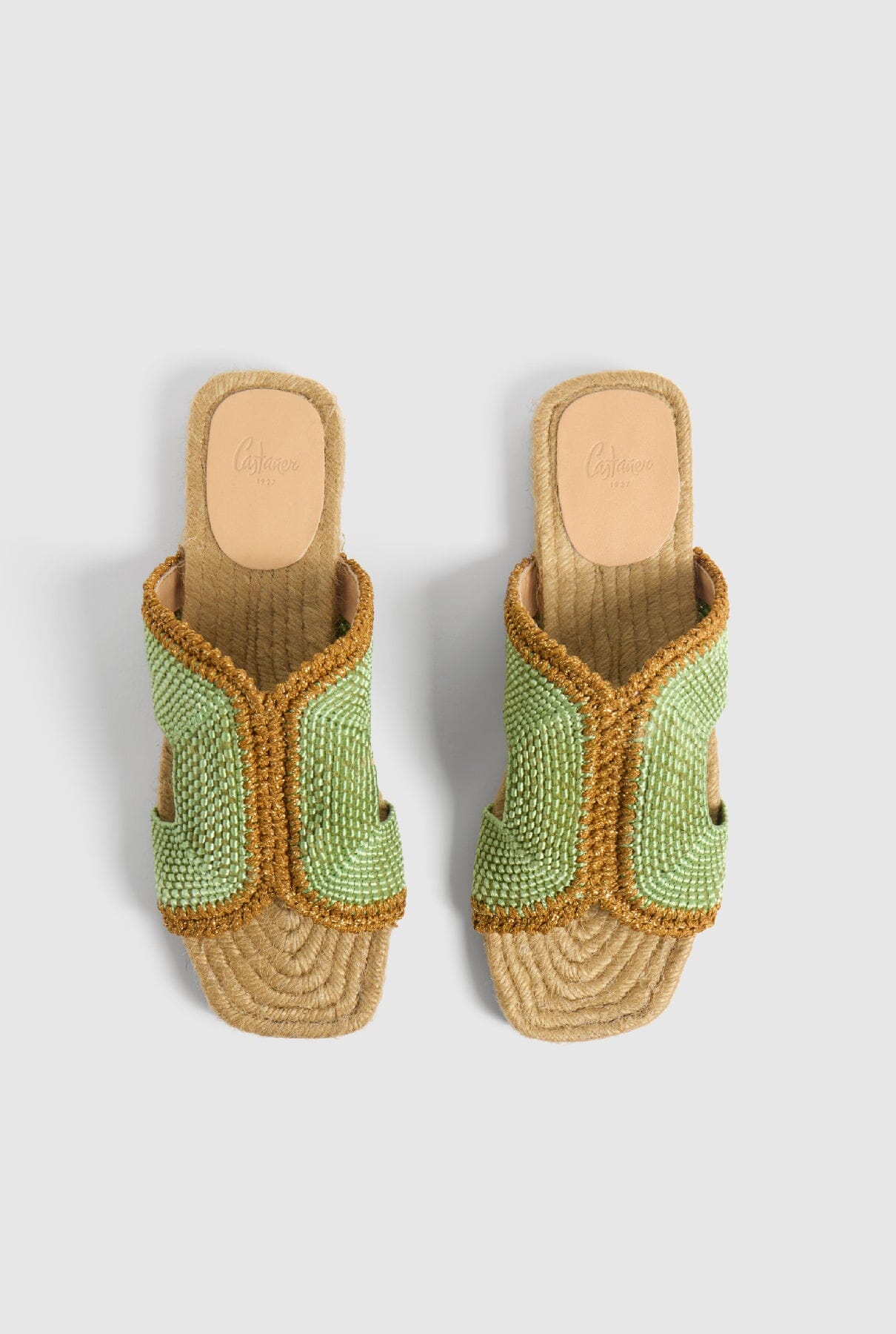 PURA TP/196 VERDE Flat sandals Castañer 