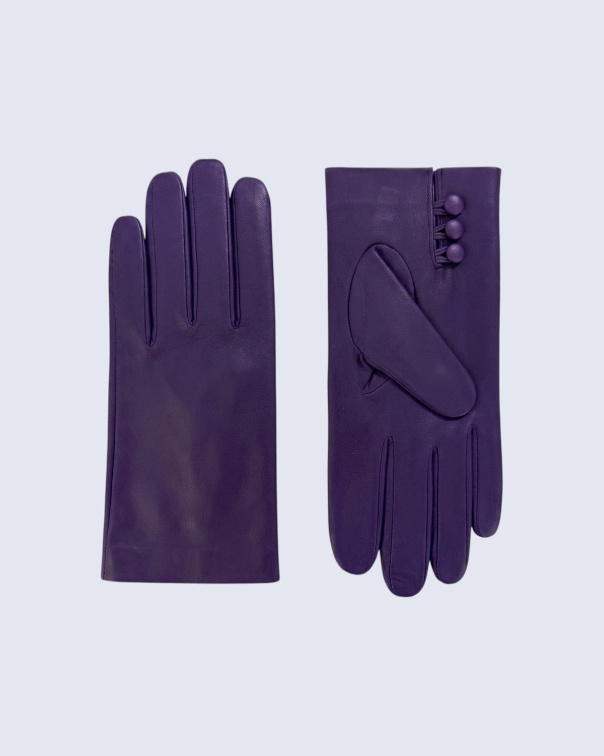 Purple Leather Gloves Women Gloves PALOMO SPAIN 