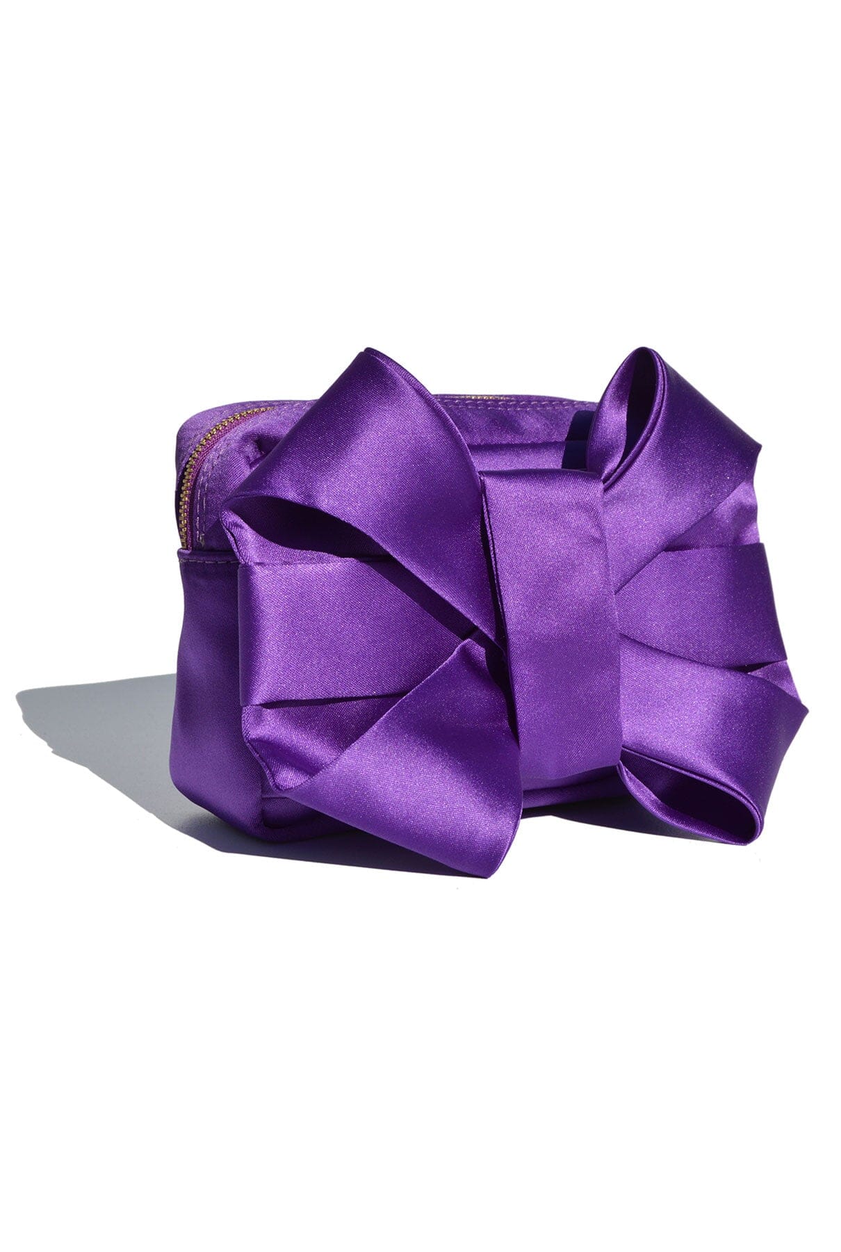 Purple Satin Pulseta with Bow Hand bags Celina Martin 