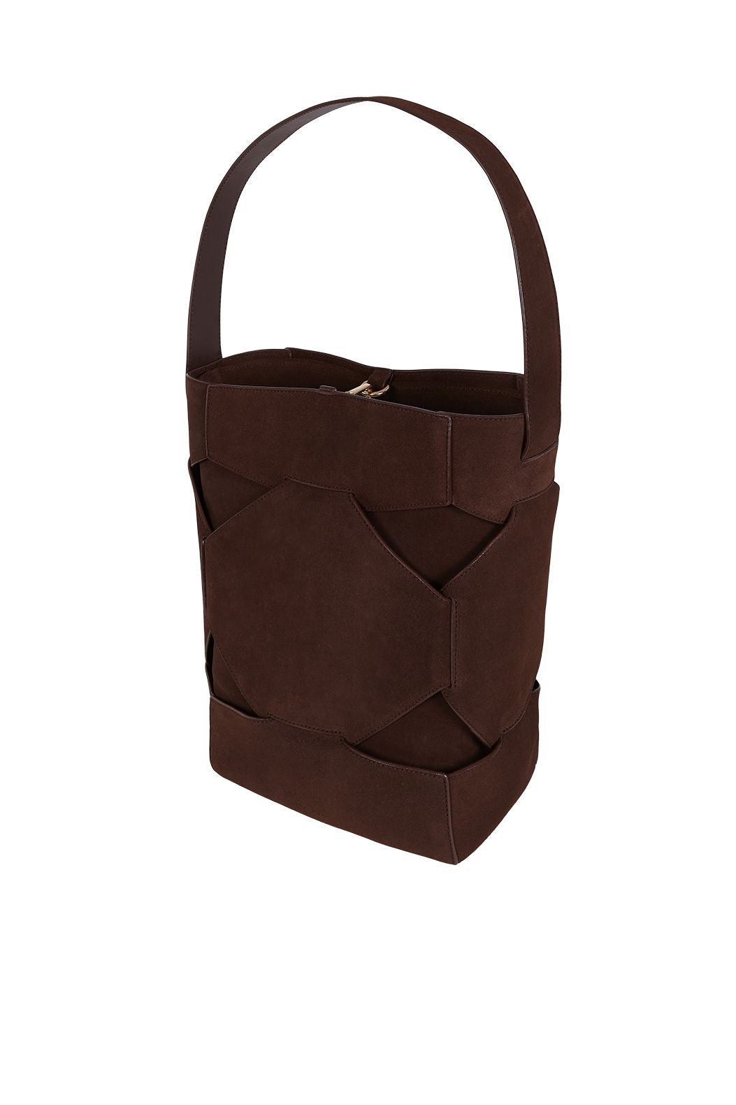 PUZZLE TOTE | DARK CHOCOLATE SUEDE Tote bags Moi & Sass 