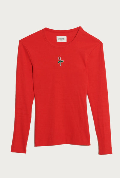Red Long Tee T-Shirts & tops Ynes Suelves 