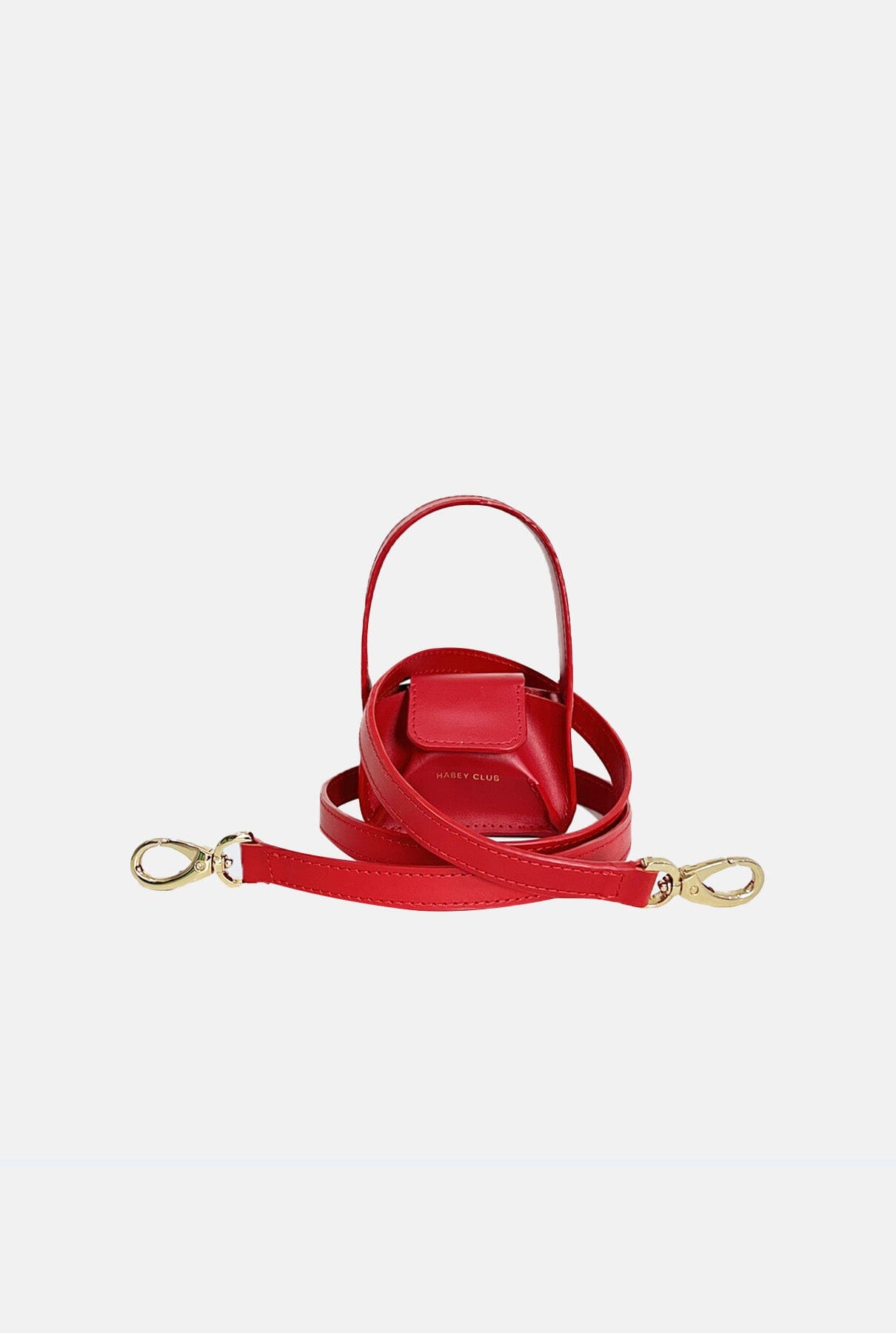 Red microbowl bag Mini bags Habey Club 