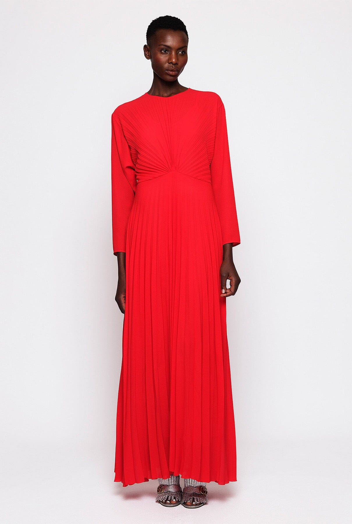 Red pleated dress Dresses Mirto 