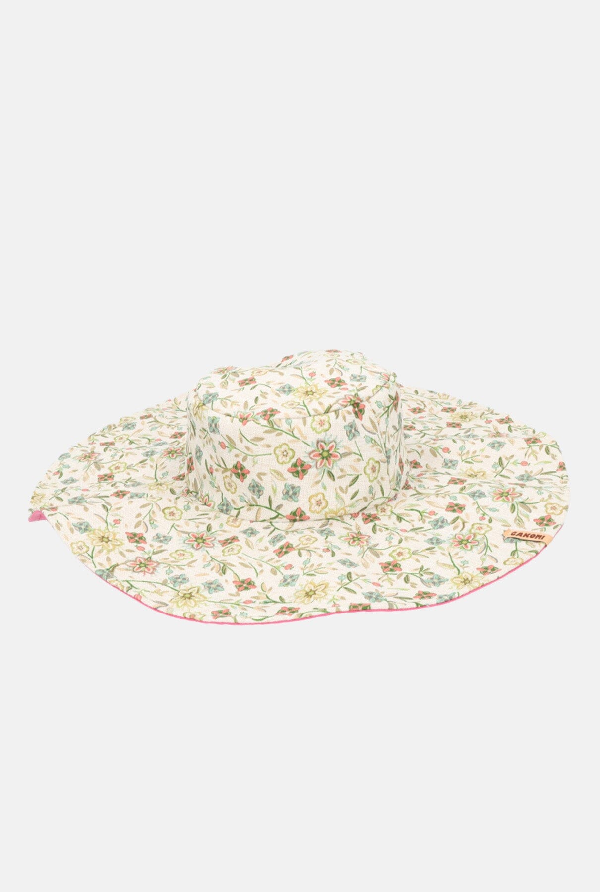 Reversible pamela mini flower Hats Gakomi 