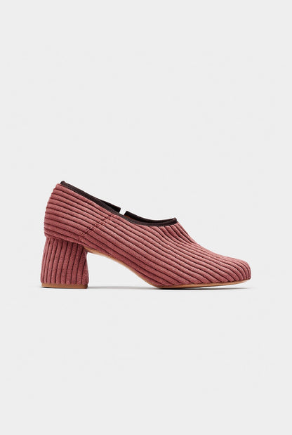 Riss Burgundy Heels Naguisa 